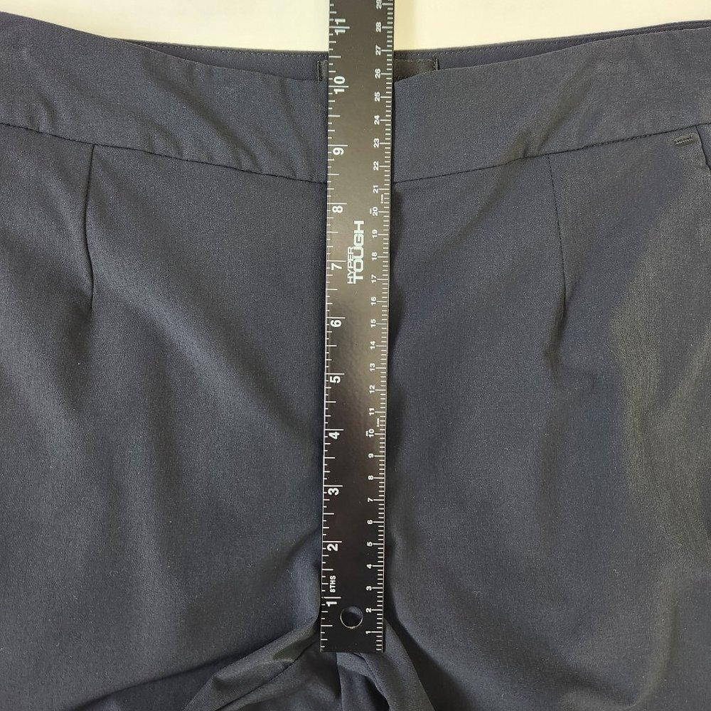 Alchemy Equipment Crop Trouser Pant Womens S Navy Side Zip Stretch Relaxed - Picture 6 of 12